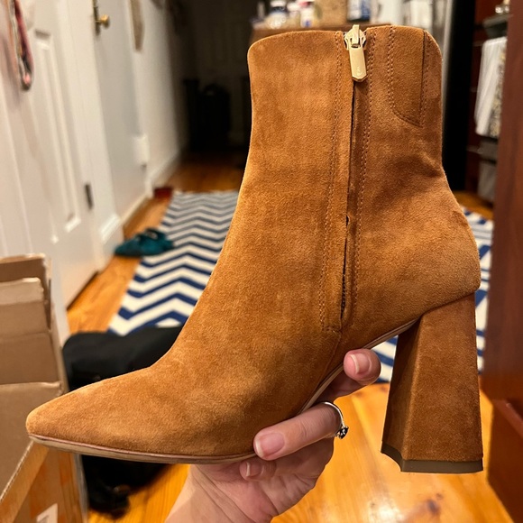 Sam Edelman Codie Boots in Frontier Brown - Picture 5 of 9